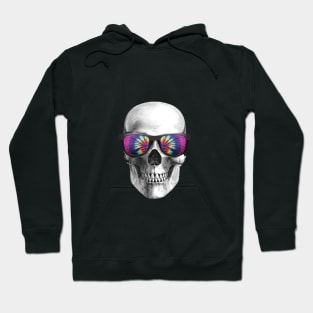 Cool Skull with sunglasses Hoodie